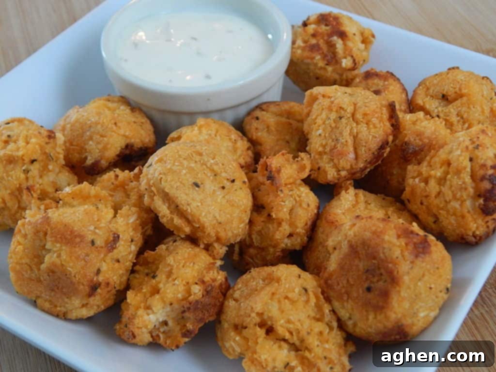 Crispy Buffalo Cauliflower Bites 2 DSCN5167 - Buffalo Cauliflower Tots on a baking tray