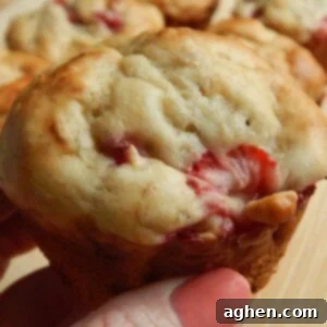 Berry-Banana Bliss Muffins 2 Strawberry Banana Muffins
