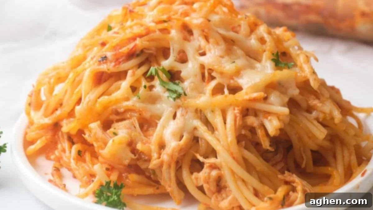 chicken parmesan spaghetti