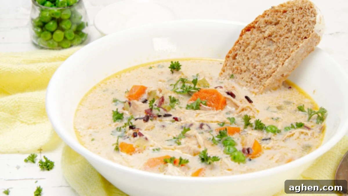 wild rice chicken soup