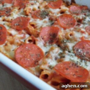 Pepporoni Pasta Bake
